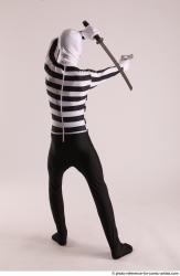 JIRKA STANDING POSE WITH KATANA AND GUN